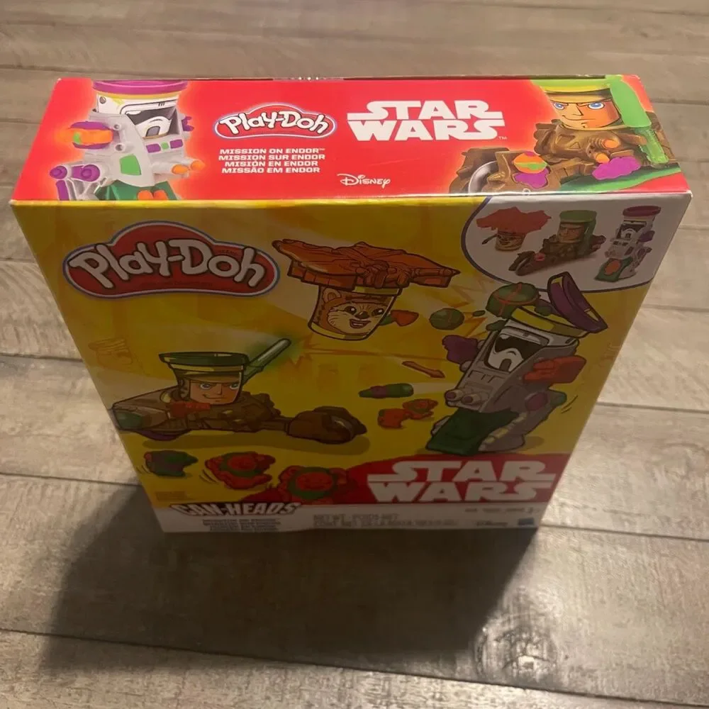 Play-Doh Star Wars Can-Heads (Mission On Endor) Ewok Luke Skywalker Stormtrooper